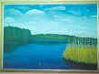 I have named may painting Midsummer Oil on Board.
I feel happy looking at a Norfolk sky.