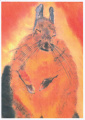 The hare seems to soft, warm and relaxed, I suppose the aim of the art group at Hartfield House. So I've called him the Hartfield Hare.