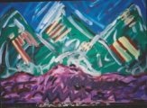 I am a self-taught painter, furniture designer and actor. I mainly paint imaginary landscapes and flowers. This painting was created while listening to Kylie. Painting is a good outlet for my emotions.