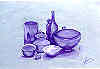 Violet still-life
