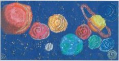This picture was inspired by the medium and texture of the paint and shows my interpretation of the galaxy.