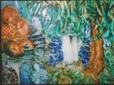 This work was inspired by a waterfall seen in Wales.