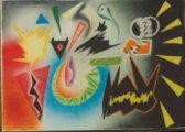 This work depicts the true horror of acute paranoia, the jagged uncontrollable fear coming from all round and threatening the soul with annihilation.
