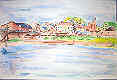 A watercolour scene