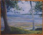 Here is my painting of the Mumbles in Wales, a place that holds many pleasant and lasting memories for me even up to this day - its beauty will always inspire me, both as a visitor and an artist.
