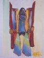 Struggling with depression has caused me to face a number of emotional obstacles. Guilt has been, and still is my hardest battle. This painting shows how despaire may overtake you, yet your heart keeps you alive.